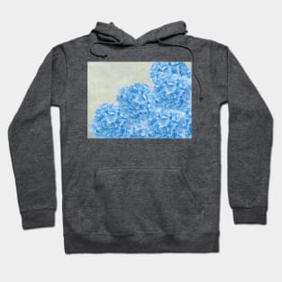 Blue Hydrangea Flowers Hoodie